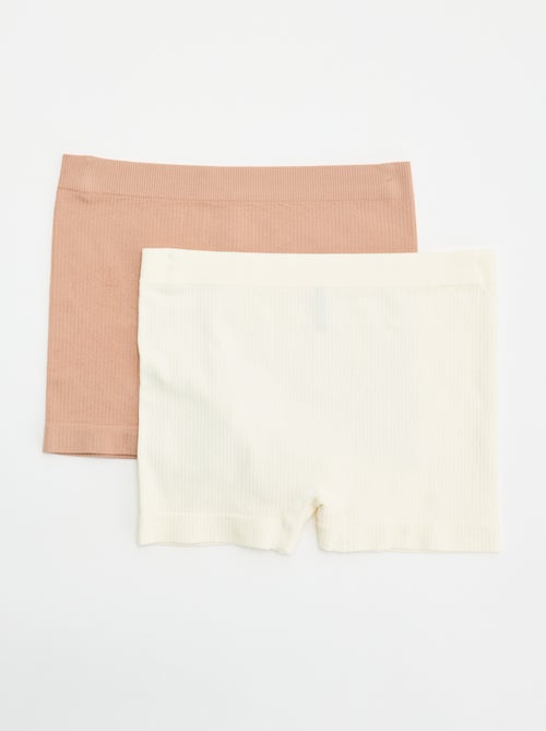 Set di 2 culotte in maglia a coste - Kiabi