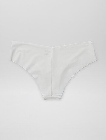 Set di 2 culotte invisibili in microfibra
