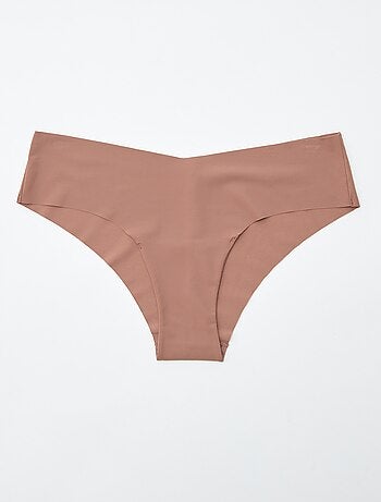 Set di 2 culotte invisibili in microfibra