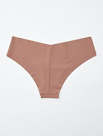 Set di 2 culotte invisibili in microfibra