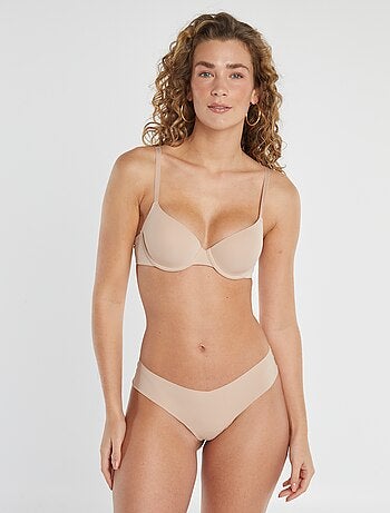 Set di 2 culotte invisibili in microfibra