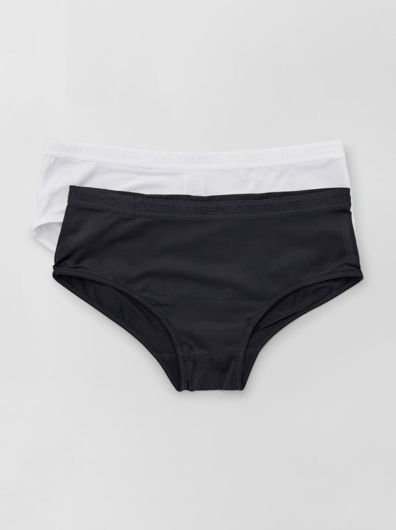 Set di 2 culotte 'Les Pockets' di 'DIM' BIANCO - Kiabi