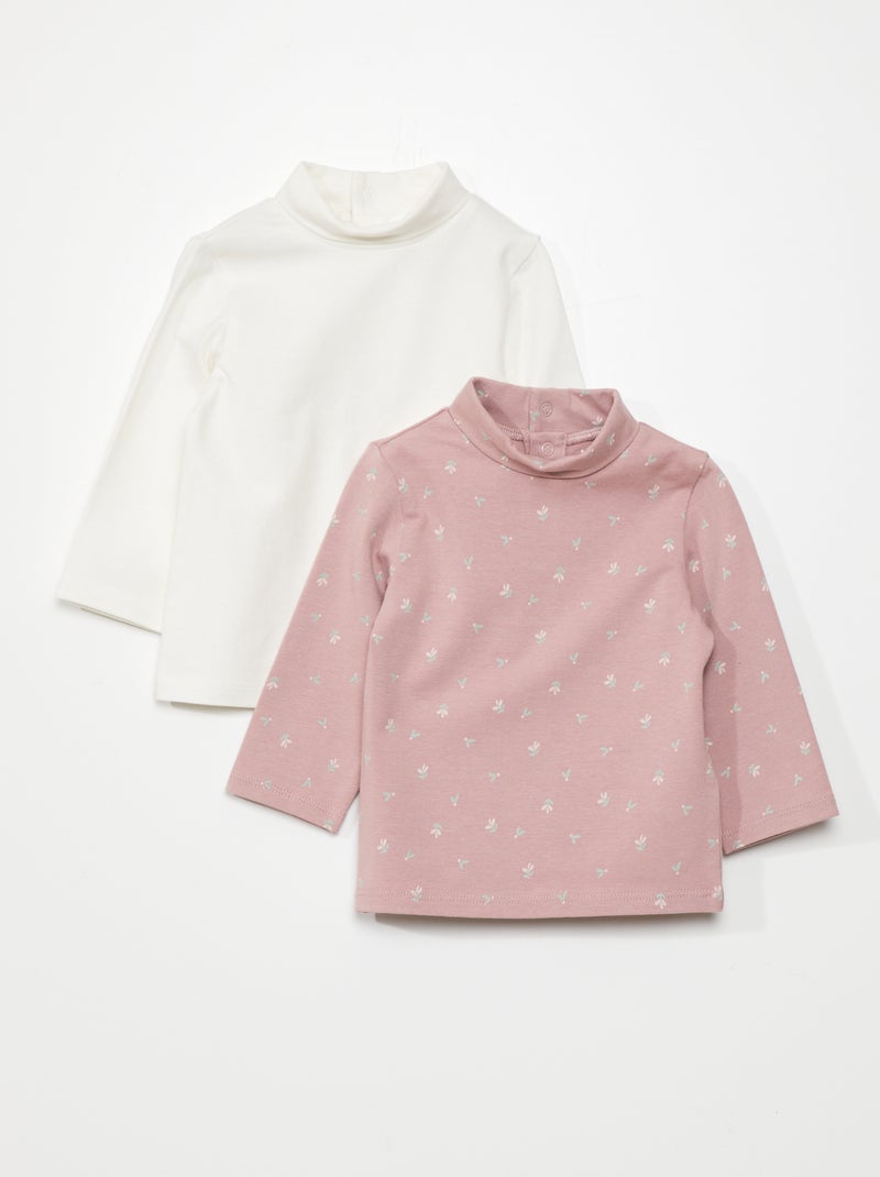 Set di 2 dolcevita ROSA - Kiabi