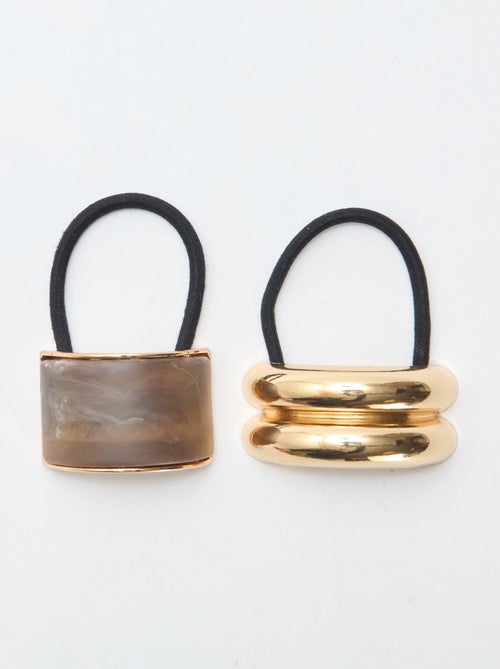 Set di 2 elastici con gioielli - Kiabi