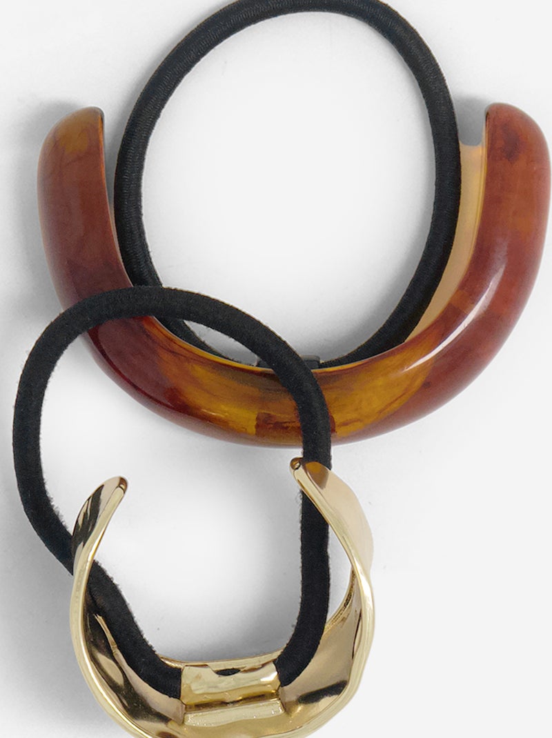 Set di 2 elastici Marrone - Kiabi