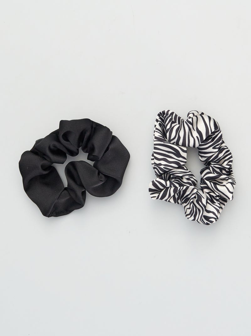 Set di 2 elastici per capelli NERO - Kiabi