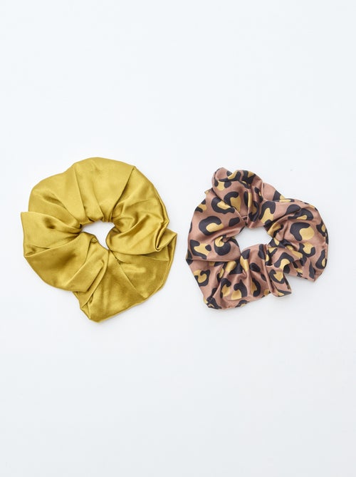 Set di 2 elastici per capelli satinati - Kiabi
