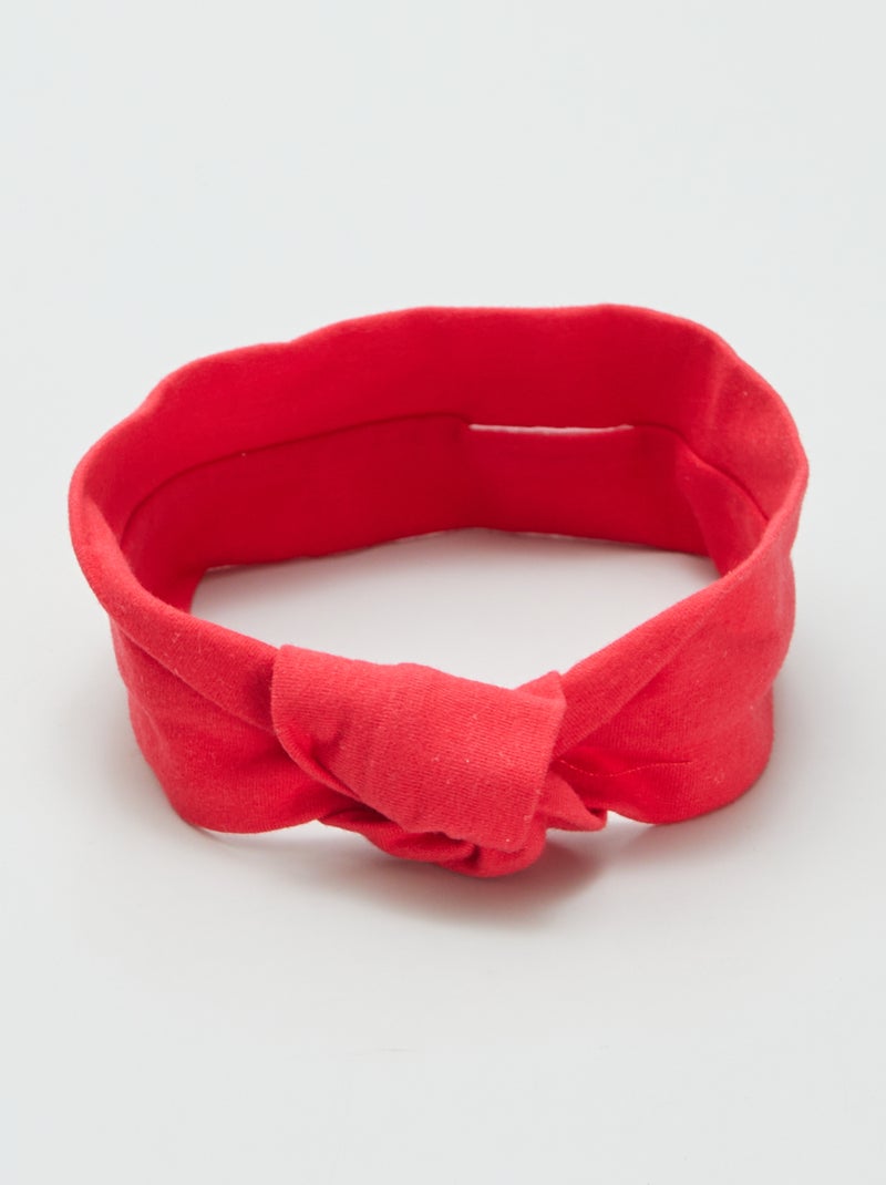 Set di 2 fasce con fiocco ROSSO - Kiabi