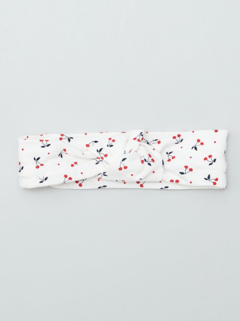 Set di 2 fasce con fiocco ROSSO - Kiabi