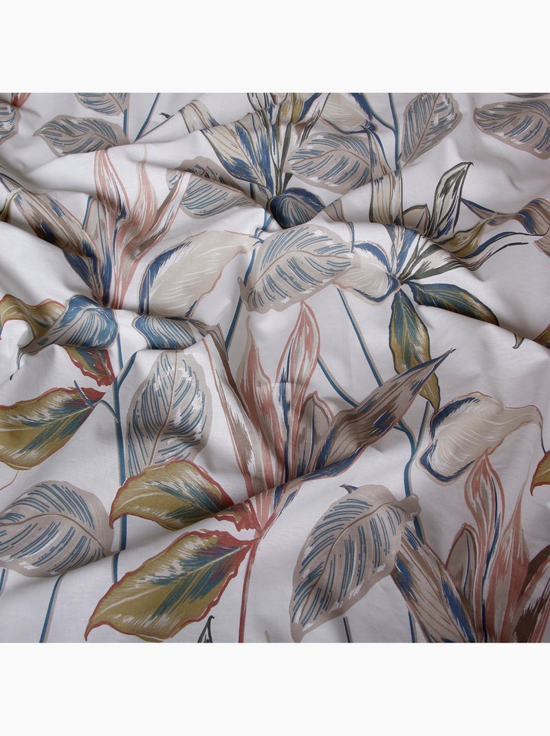 Set di 2 federe in cotone Beige/Verde - Kiabi