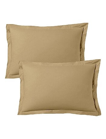 Set di 2 federe raso di cotone