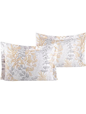 Set di 2 federe raso di cotone