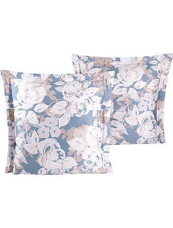 Set di 2 federe raso di cotone