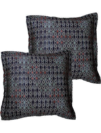 Set di 2 federe raso di cotone