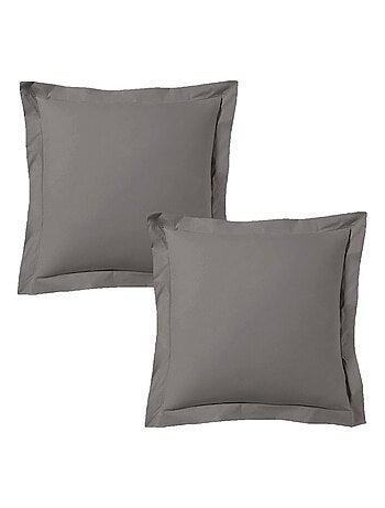 Set di 2 federe raso di cotone