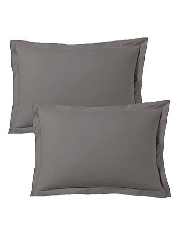 Set di 2 federe raso di cotone