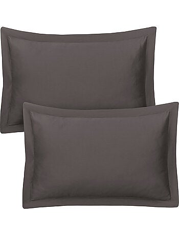 Set di 2 federe raso di cotone