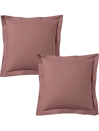 Set di 2 federe raso di cotone
