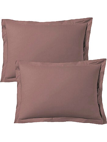Set di 2 federe raso di cotone