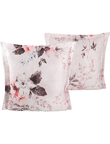 Set di 2 federe raso di cotone