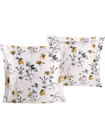 Set di 2 federe raso di cotone