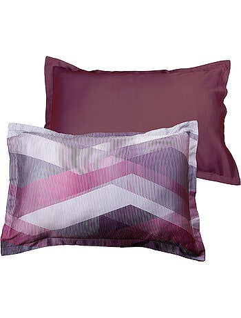 Set di 2 federe raso di cotone