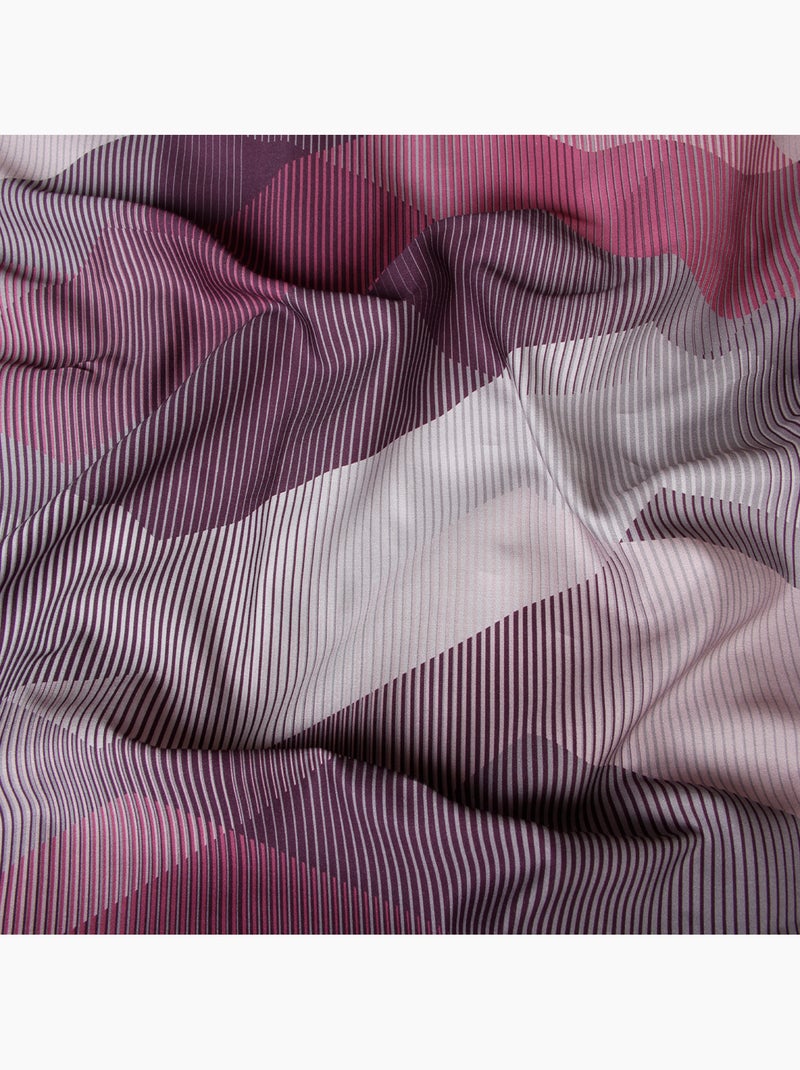 Set di 2 federe raso di cotone Viola - Kiabi