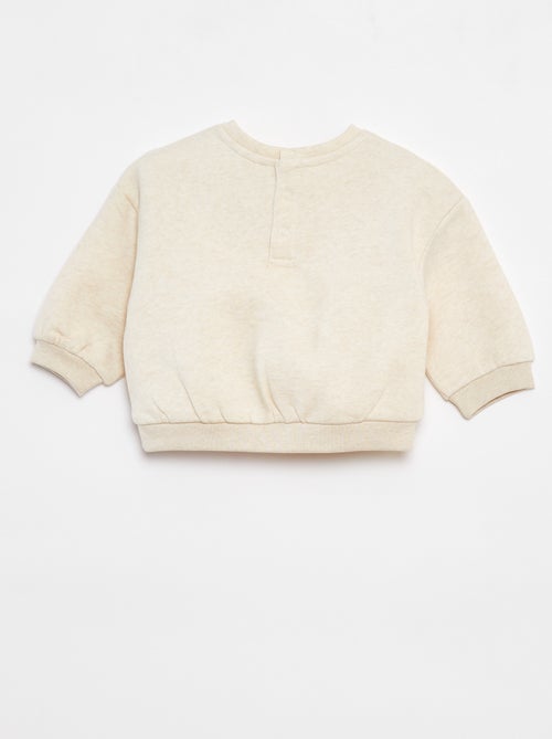 Set di 2 felpe a tinta unita oversize - Kiabi