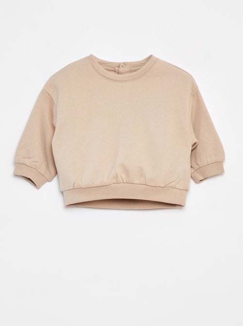 Set di 2 felpe a tinta unita oversize - Kiabi