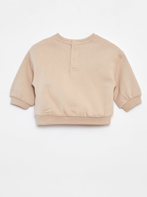 Set di 2 felpe a tinta unita oversize - Kiabi