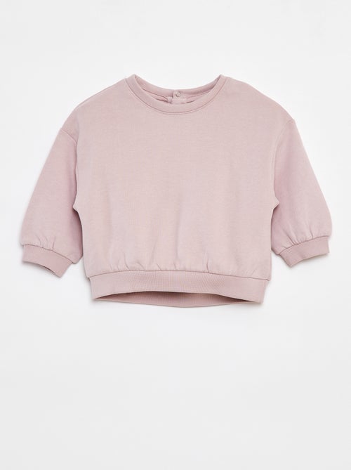 Set di 2 felpe a tinta unita oversize - Kiabi