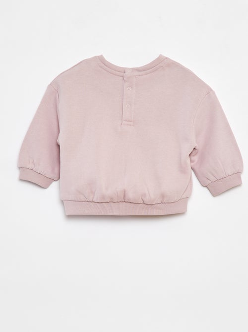 Set di 2 felpe a tinta unita oversize - Kiabi