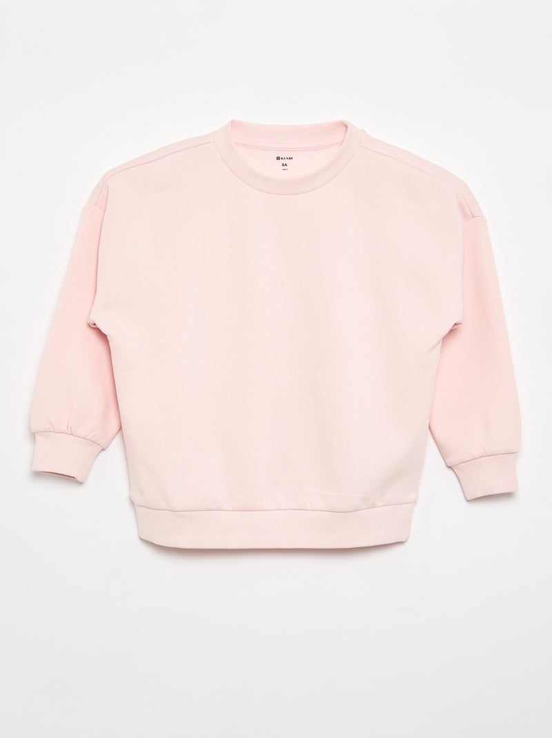Set di 2 felpe a tinta unita Rosa - Kiabi