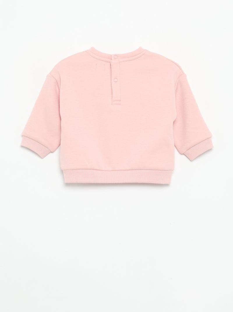 Set di 2 felpe a tinta unita Rosa - Kiabi