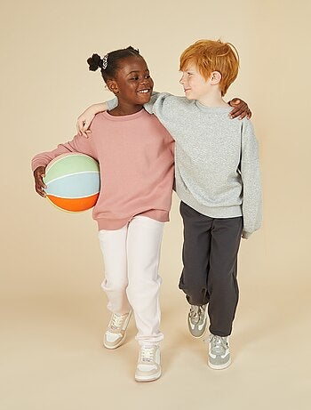 Set di 2 felpe unite in felpa garzata