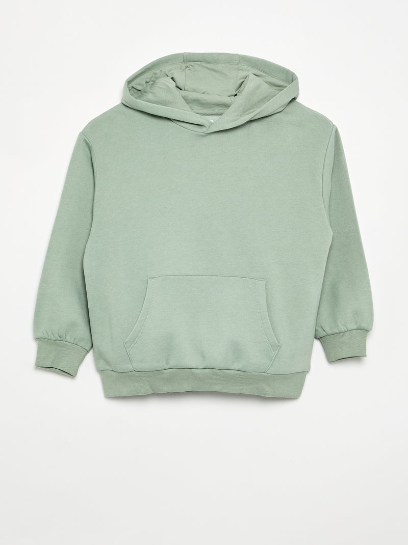 Set di 2 felpe con cappuccio a tinta unita Verde - Kiabi