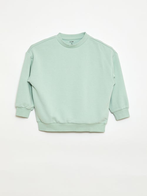 Set di 2 felpe french terry in cotone - Kiabi Set di 2 felpe french terry in cotone - Kiabi