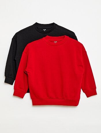 Set di 2 felpe french terry in cotone