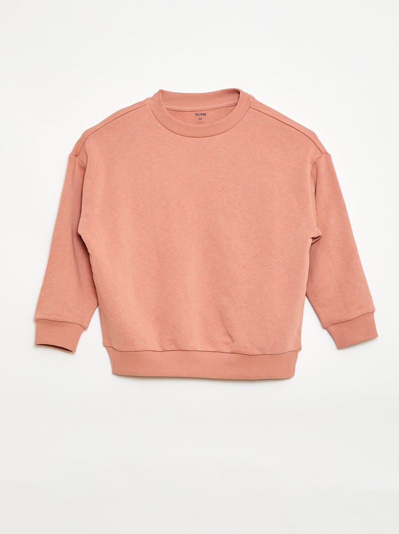Set di 2 felpe french terry in cotone Rosa - Kiabi