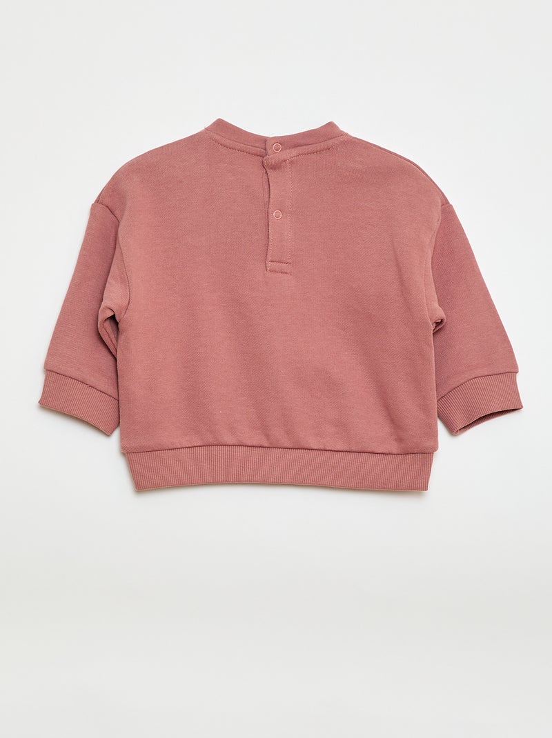 Set di 2 felpe in french terry Rosa - Kiabi