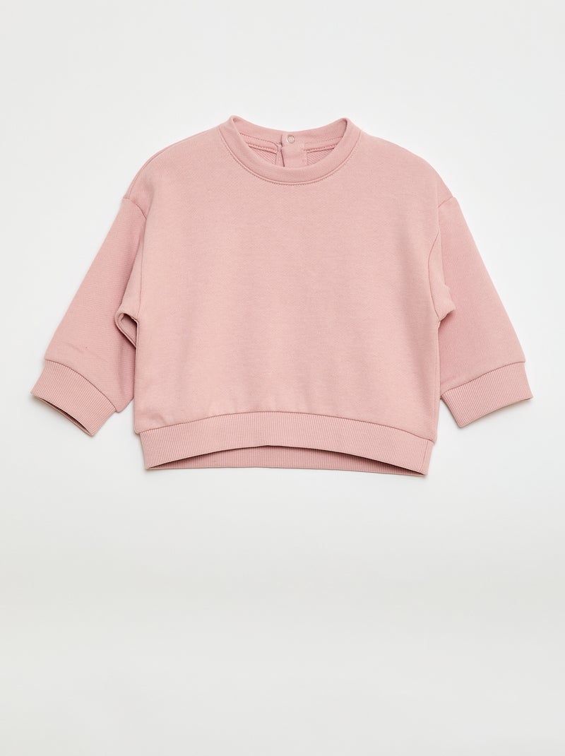 Set di 2 felpe in french terry Rosa - Kiabi