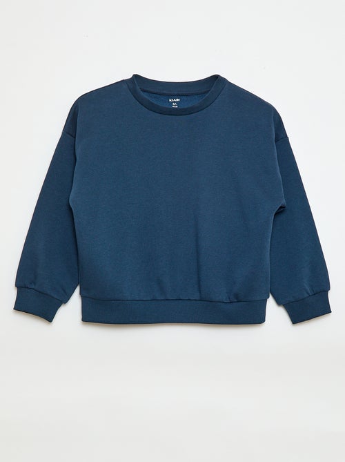 Set di 2 felpe tinta unita in tessuto felpato - Kiabi