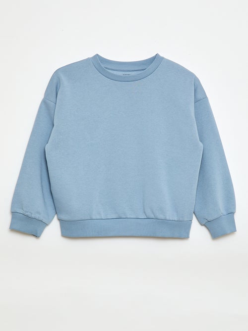 Set di 2 felpe tinta unita in tessuto felpato - Kiabi