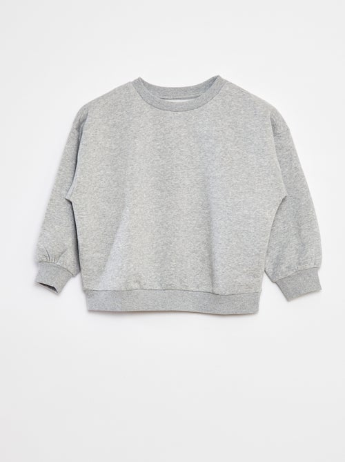 Set di 2 felpe tinta unita in tessuto felpato - Kiabi