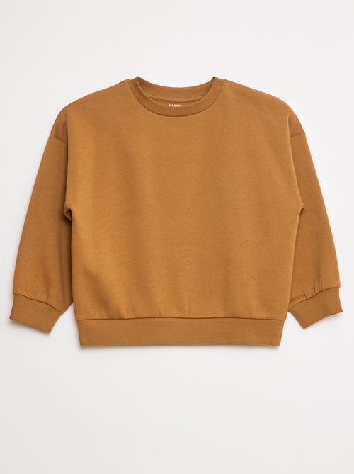 Set di 2 felpe tinta unita in tessuto felpato - Kiabi