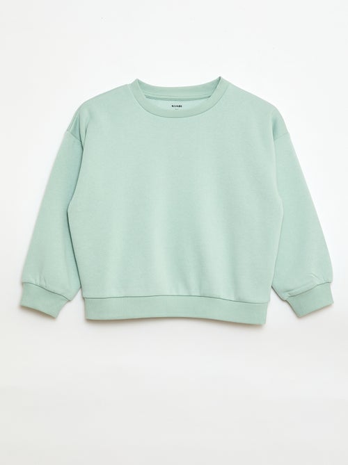 Set di 2 felpe tinta unita in tessuto felpato - Kiabi