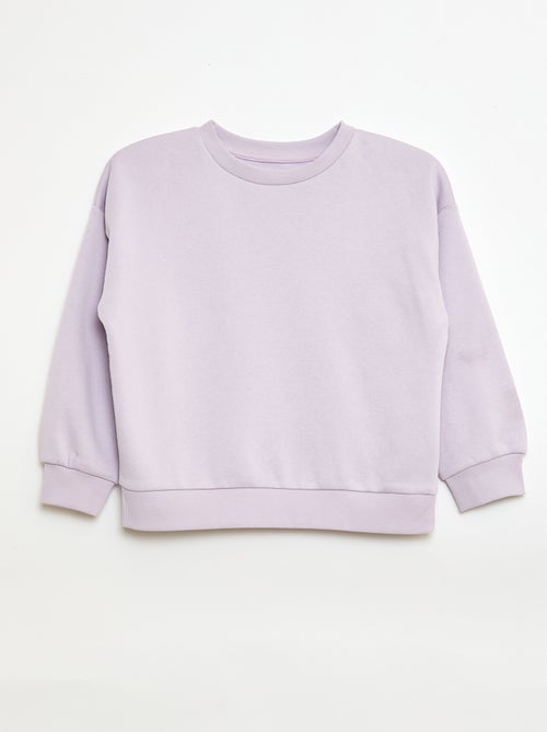 Set di 2 felpe tinta unita in tessuto felpato - Kiabi