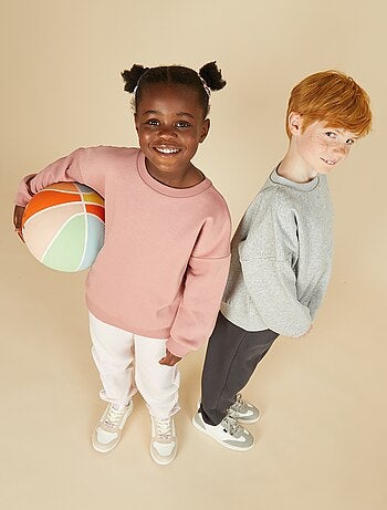 Set di 2 felpe unite in felpa garzata