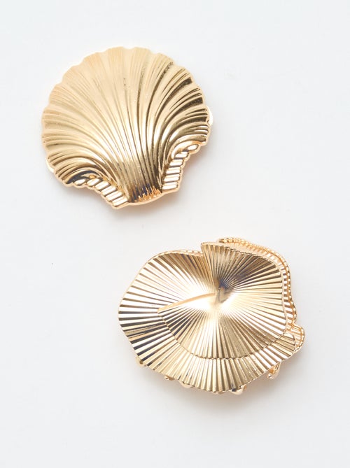 Set di 2 fermagli gioiello dorati - Kiabi