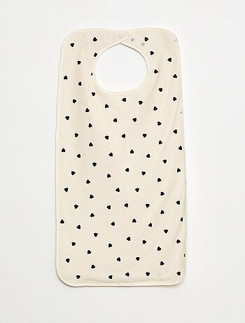 Set di 2 grandi bavaglini in spugna - collezione facile da indossare